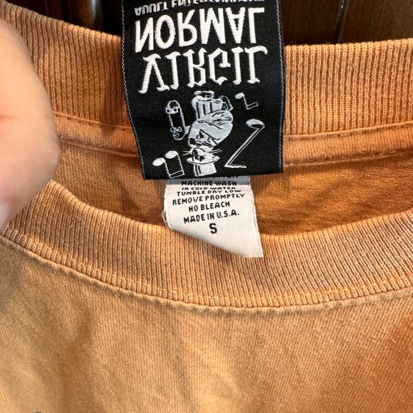 Virgil Normal Orange Tee Size S - Picture 3 of 4